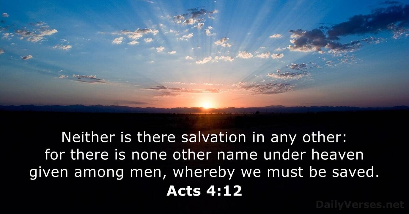acts-4-12 Salvation